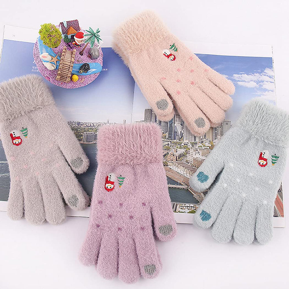 Dámske zimné dotykové rukavice Techsuit ST0011, veľkosť 17 cm, béžové
