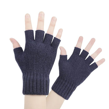 Dámske zimné dotykové rukavice Techsuit ST0014, veľkosť 17 cm, tmavomodré