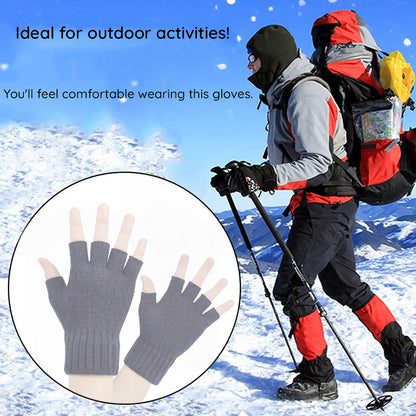 Dámske zimné dotykové rukavice Techsuit ST0014, veľkosť 17 cm, tmavomodré