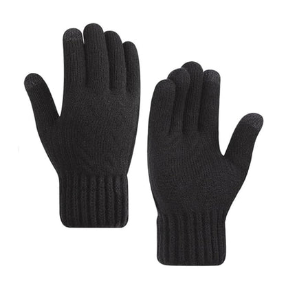 Dámske zimné dotykové rukavice Techsuit ST0015, veľkosť 17 cm, čierne