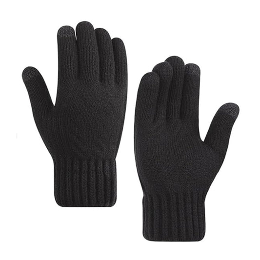 Dámske zimné dotykové rukavice Techsuit ST0015, veľkosť 17 cm, čierne