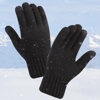 Dámske zimné dotykové rukavice Techsuit ST0015, veľkosť 17 cm, čierne