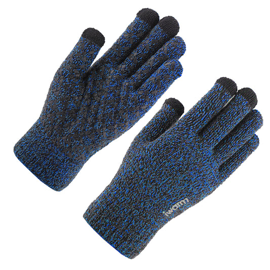 Dotykové zimné rukavice Iwarm ST0018, veľkosť 23 cm, modré