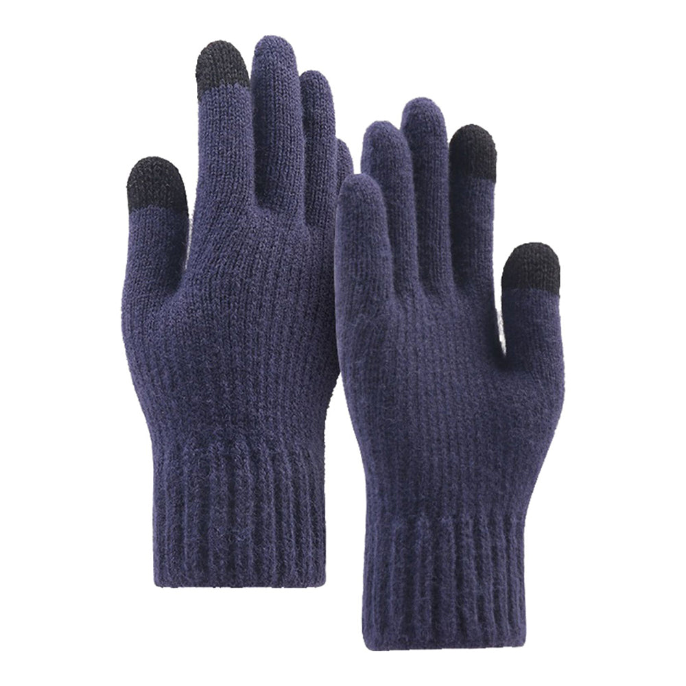 Unisex dotykové zimné rukavice Techsuit ST0012, veľkosť 22 cm, námornícka modrá