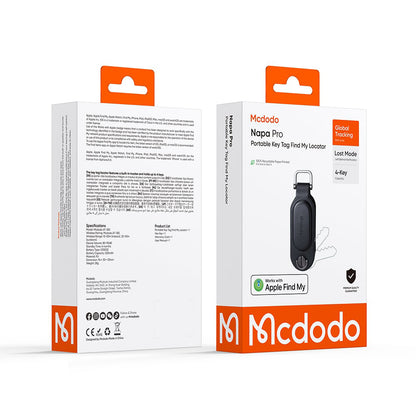 Mcdodo SmartTag Kľúče Napa Pro AT-3830 pre iOS Series, Čierna