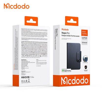 Mcdodo SmartTag Passport Napa Pro AT-4180 pre iOS Series, Čierna