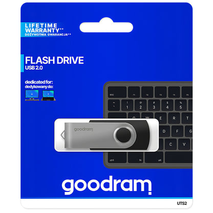 Externá pamäť USB-A GoodRam UTS2, 128Gb UTS2-1280K0R11