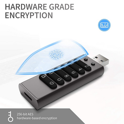 Externá pamäť USB-A 3.0 OEM XC002 KeySecure, 64Gb