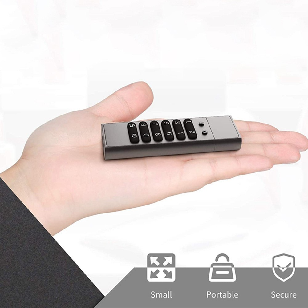 Externá pamäť USB-A 3.0 OEM XC002 KeySecure, 64Gb