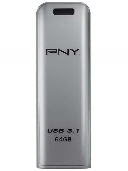 Externá pamäť USB-A 3.1 PNY Elite Steel, 64Gb FFD64GESTEEL31G-EF