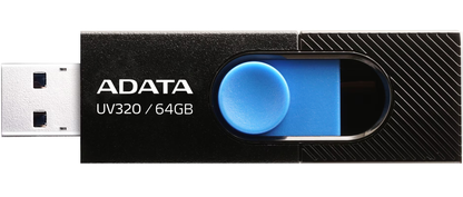 Externá pamäť USB-A 3.2 Adata UV320, 64Gb AUV320-64G-RBKBL