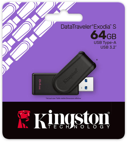 Externá pamäť USB-A 3.2 Kingston DT Exodia S, 64Gb DTXS/64GB