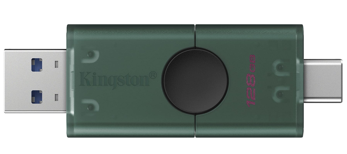Externá pamäť USB-A 3.2 / USB-C Kingston Duo, 128Gb DTDEG2/128GB