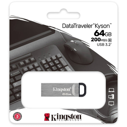 Externá pamäť USB-A 3.2 Kingston DT Kyson, 64Gb DTKN/64GB