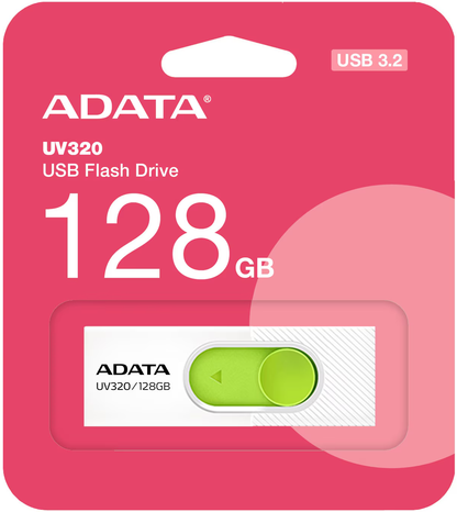 Externá pamäť USB-A 3.2 Adata UV320, 128Gb AUV320-128G-RWHGN