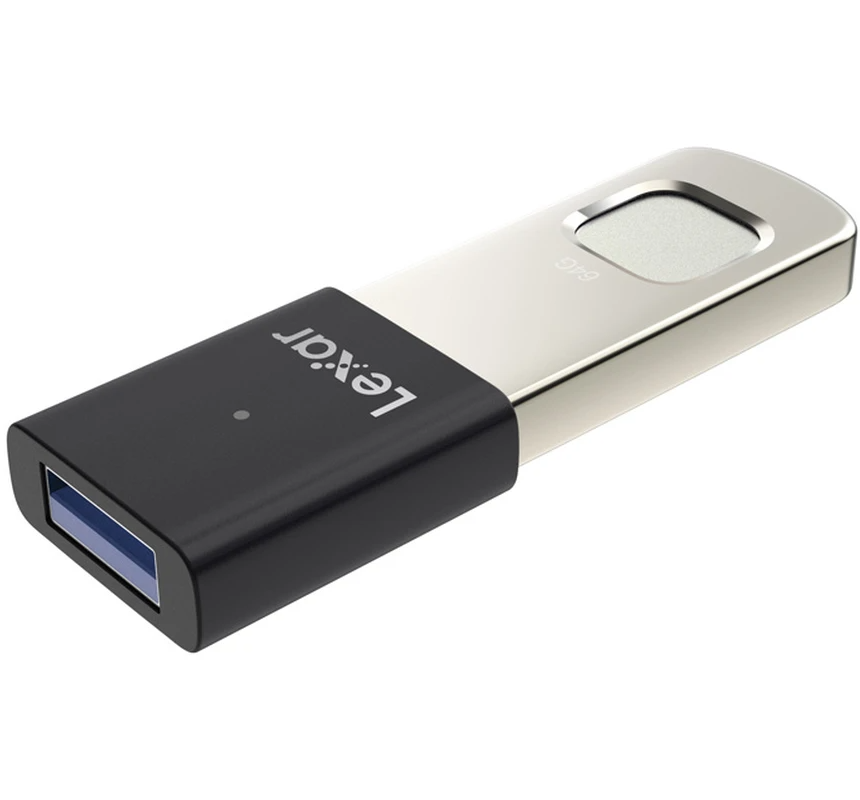 Externá pamäť USB-A 3.2 Lexar JumpDrive Fingerprint F35 Pro, 64Gb