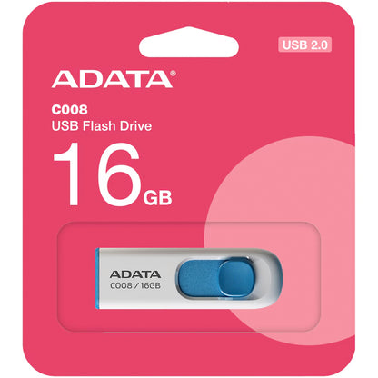 Externá pamäť USB-A Adata C008, 16Gb AC008-16G-RWE