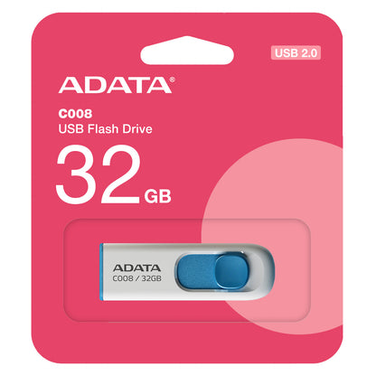 Externá pamäť USB-A Adata C008, 32Gb AC008-32G-RWE
