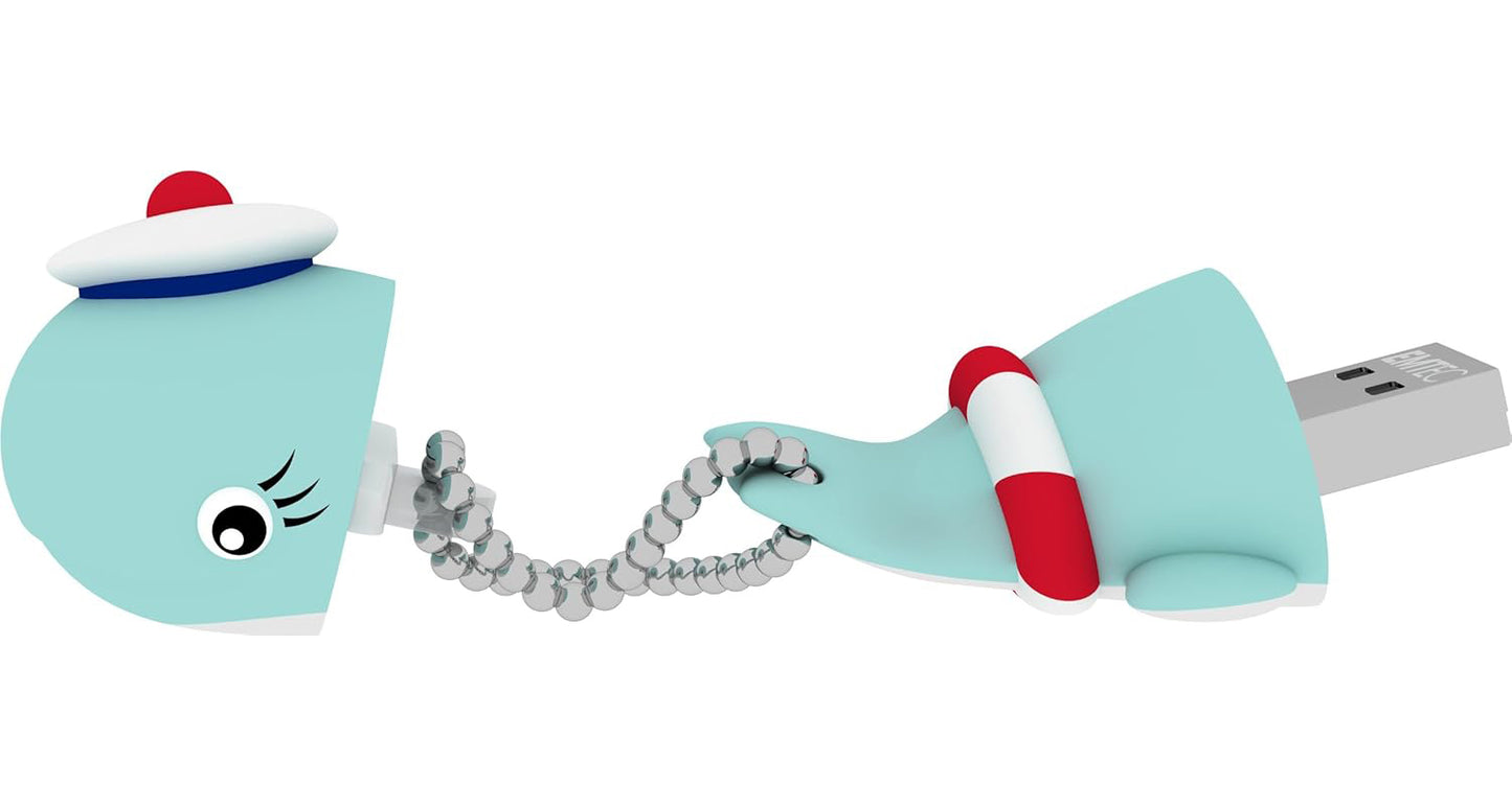 External USB-A Memory Emtec M337 Whale, 16Gb ECMMD16GM337