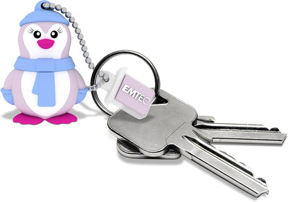 Externá pamäť USB-A Emtec M336 Miss Penguin, 16Gb ECMMD16GM336