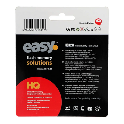External USB-A Memory Imro Easy, 128Gb