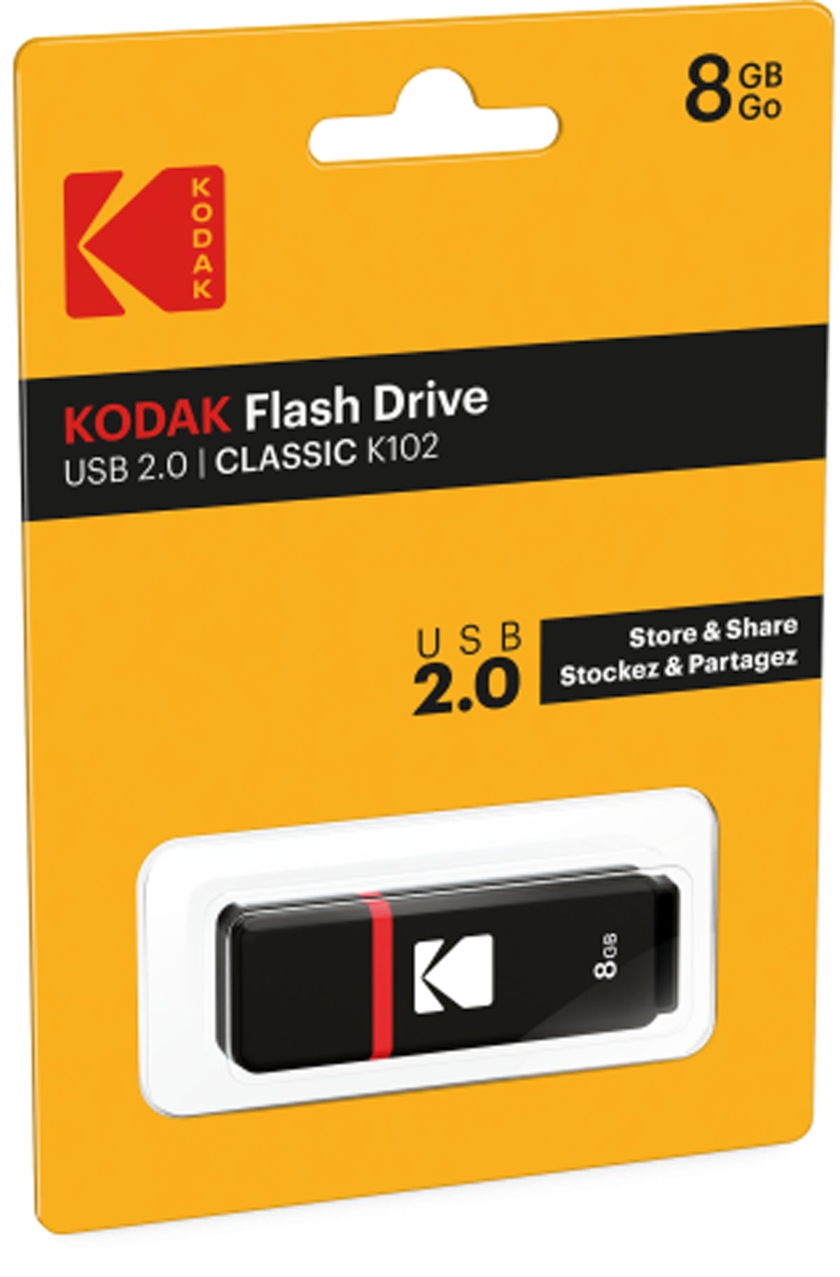 Externá pamäť USB-A Kodak K102, 8Gb EKMMD8GK102