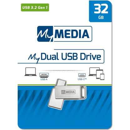 Externá pamäť USB-A Verbatim MyDual, 32GB