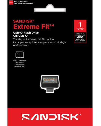Externá pamäť USB-C SanDisk Extreme Fit, 1TB SDCZ530-1T00-G46