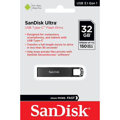 Externá pamäť USB-C SanDisk Ultra, 32Gb SDCZ460-032G-G46