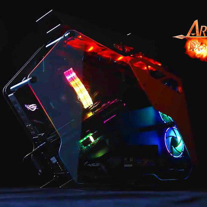 Pamäť RAM Dato Ares Armor, DDR4, RGB, 8GB, 3200Mhz, CL16, Čierna