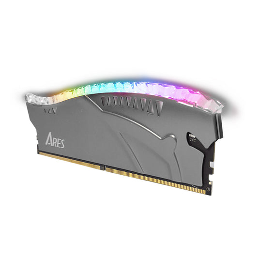 Pamäť RAM Dato Ares Armor Lite, DDR4, RGB, 8GB, 3600Mhz, CL18, Sivá ARB8G4G36