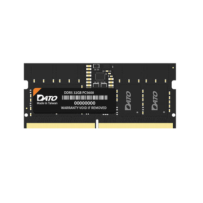 Pamäť RAM Dato, DDR5, 8GB, 5600Mhz, Čierna DT8G5DS56