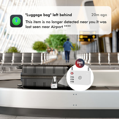 MiLi SmartTag MiLock Luggage pre iOS Series, biela HD-P16-L