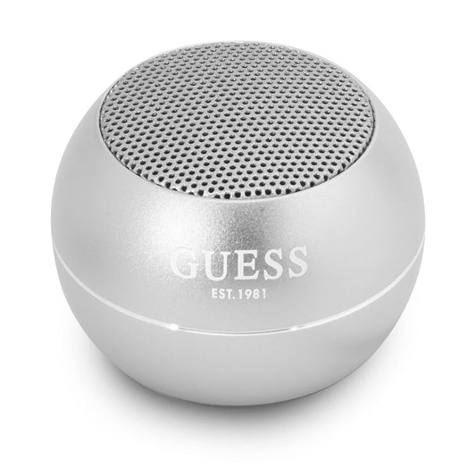 Prenosný Bluetooth reproduktor Guess, 3W, strieborný
