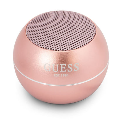 Prenosný Bluetooth reproduktor Guess, 3W, Ružový