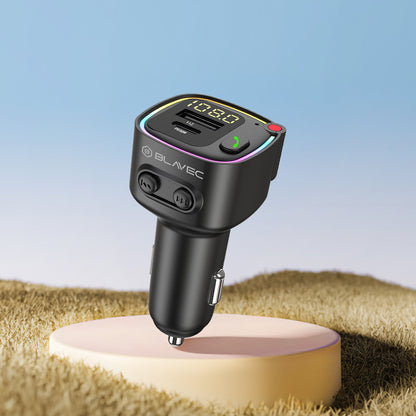 FM Bluetooth modulátor Blavec Flash TR-02, 1 x USB-A - 1 x USB-C