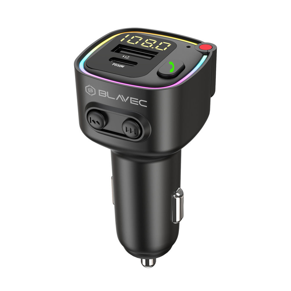 FM Bluetooth modulátor Blavec Flash TR-02, 1 x USB-A - 1 x USB-C