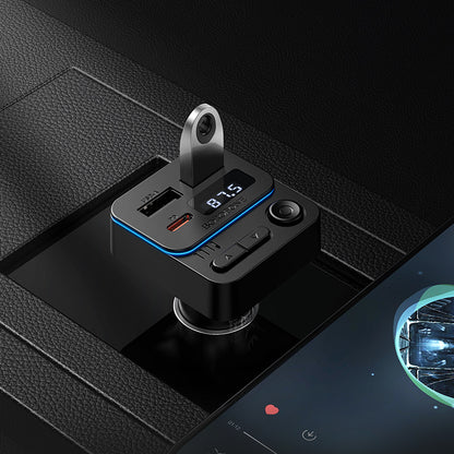 FM Bluetooth modulátor Borofone BC60 Hero, 2 x USB-A - 1 x USB-C