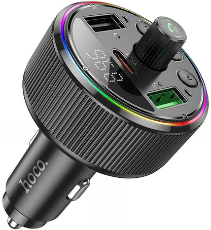 HOCO E82 Bluetooth FM Modulator, 2 x USB-A - 1 x USB-C