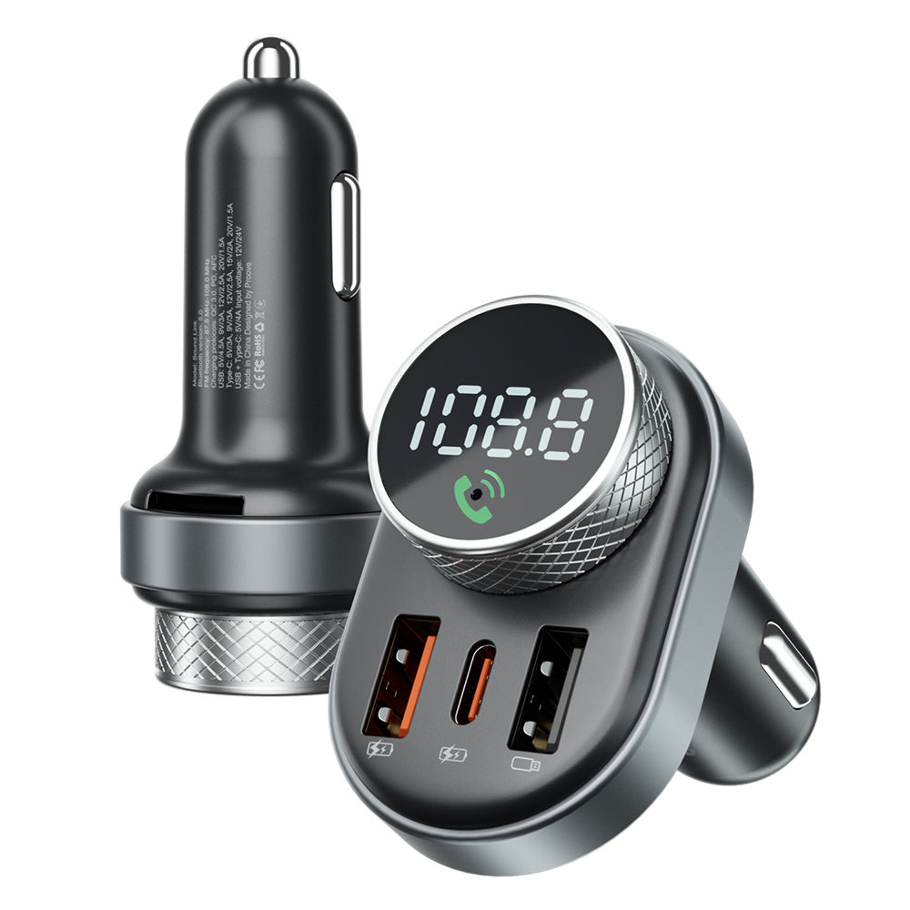 Modulátor FM Bluetooth Proove, 2 x USB-A - 1 x USB-C - 1 x microSD FMSL30110001