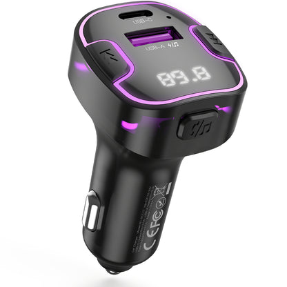 Modulátor FM Bluetooth XO Design BCC12, 1 x USB-A - 1 x USB-C
