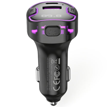 Modulátor FM Bluetooth XO Design BCC12, 1 x USB-A - 1 x USB-C