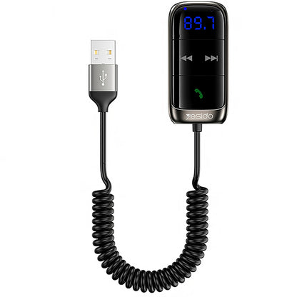 Modulátor FM Bluetooth Yesido YAU32, 1 x 3.5mm - 1 x microSD