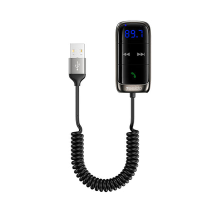 Modulátor FM Bluetooth Yesido YAU32, 1 x 3.5mm - 1 x microSD