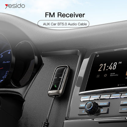 Modulátor FM Bluetooth Yesido YAU32, 1 x 3.5mm - 1 x microSD