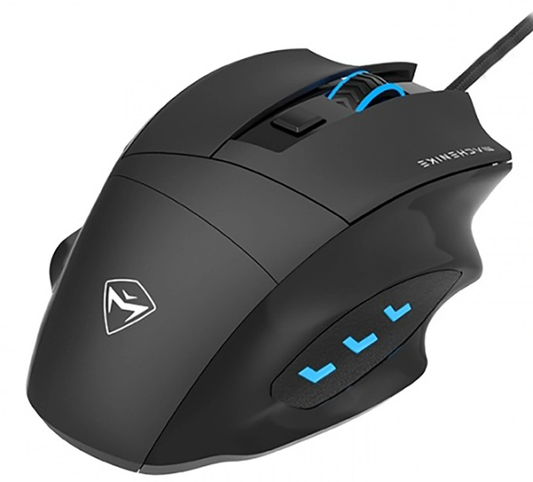 Herná myš s káblom USB Machenike M3, RGB, 3200DPI, čierna