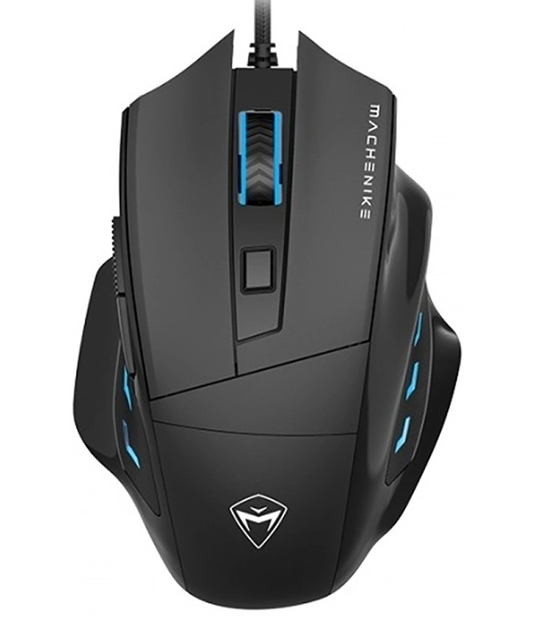 Herná myš s káblom USB Machenike M3, RGB, 3200DPI, čierna