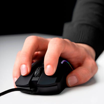 Herná myš Proove Assembler s káblom USB, RGB, 12400DPI, čierna CMAS00000101