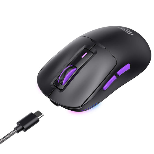 Bezdrôtová herná myš HAVIT MS969WB, RGB, 1000DPI - 16000DPI, BT / Wi-Fi / Káblové, Čierna