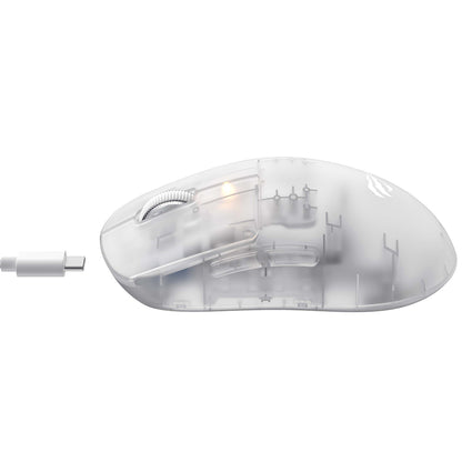 Bezdrôtová herná myš HAVIT MS970WB Pro, 800DPI - 12000mAh, Priehľadná Biela